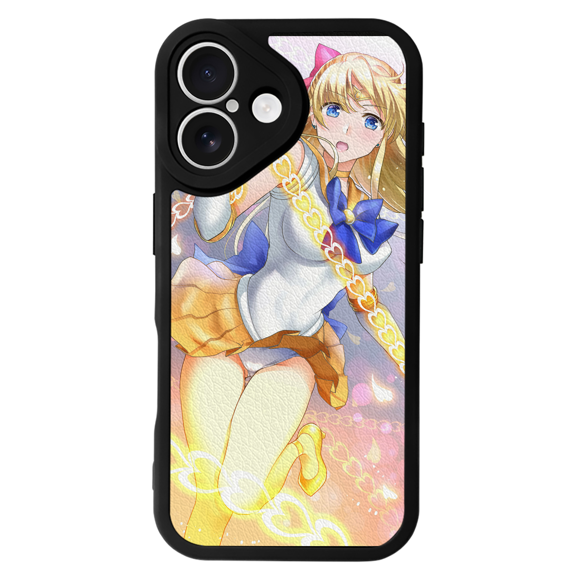 （画像用） 美少女戦士セーラームーン Sailor Moon 【iPhone 16シリーズ対応】シリコンスマホケース（レザー調） 材質：シリコン